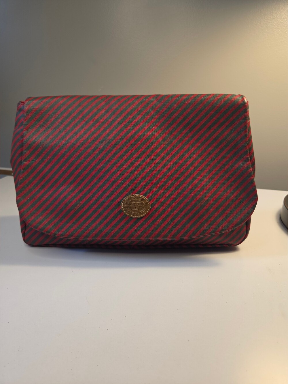 vintage Gucci Accessory Collection Rigate Portfolio Clutch